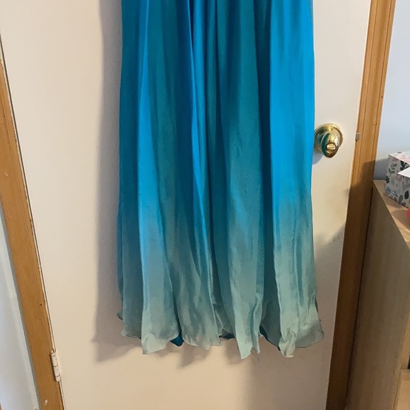 Alisha Hill Ombré Beaded Neck Prom Dress - Picture 5 of 8